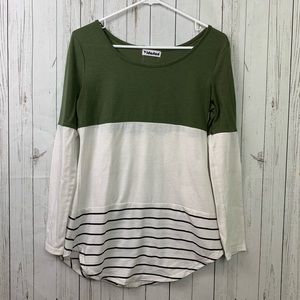 YIDARTON color block top